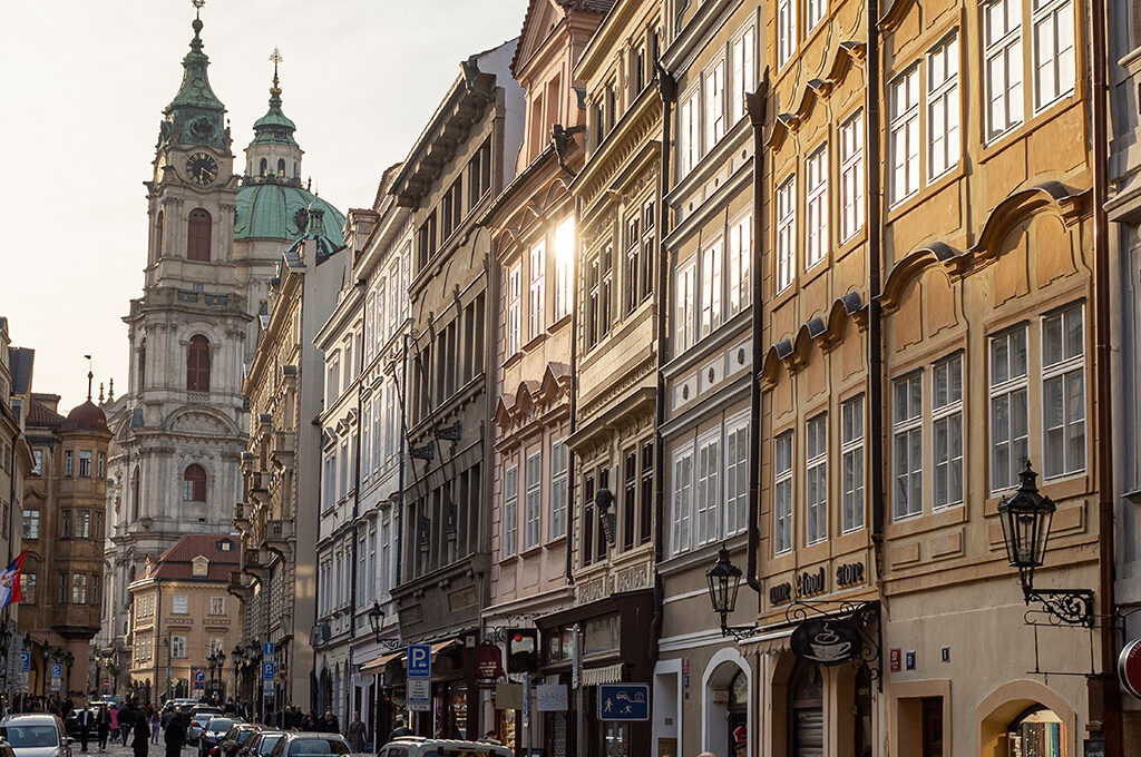 The charming, historic streets of Prague, perfect for wandering while discovering things to do in Prague for couples.