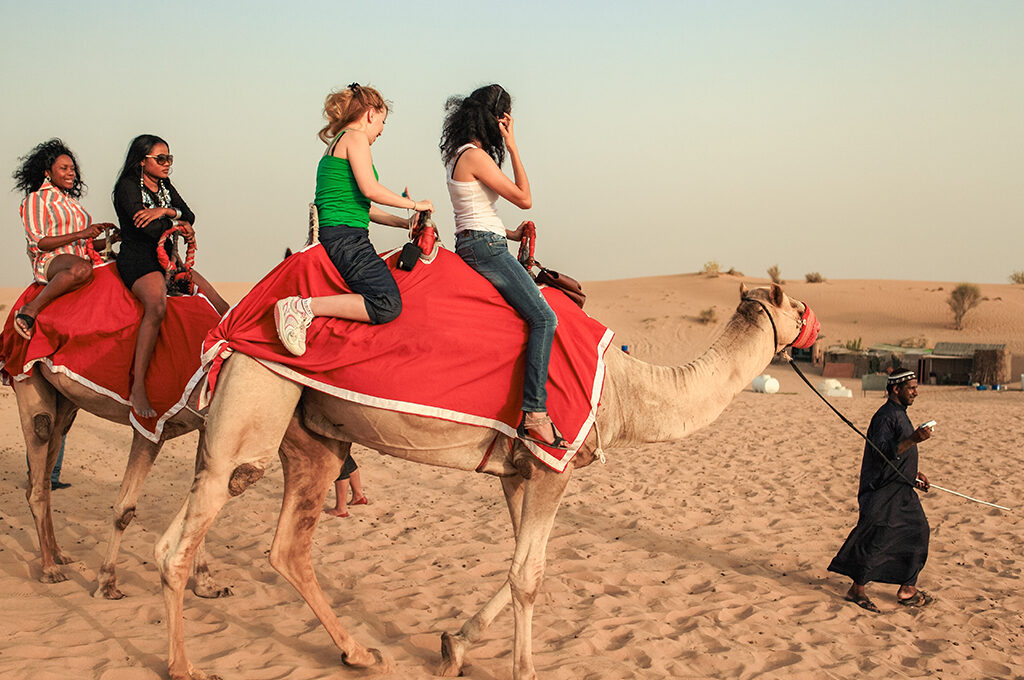 Family Camel Desert Safari Dubai,Best Things to Do in Dubai with Kids-VGUK Blog