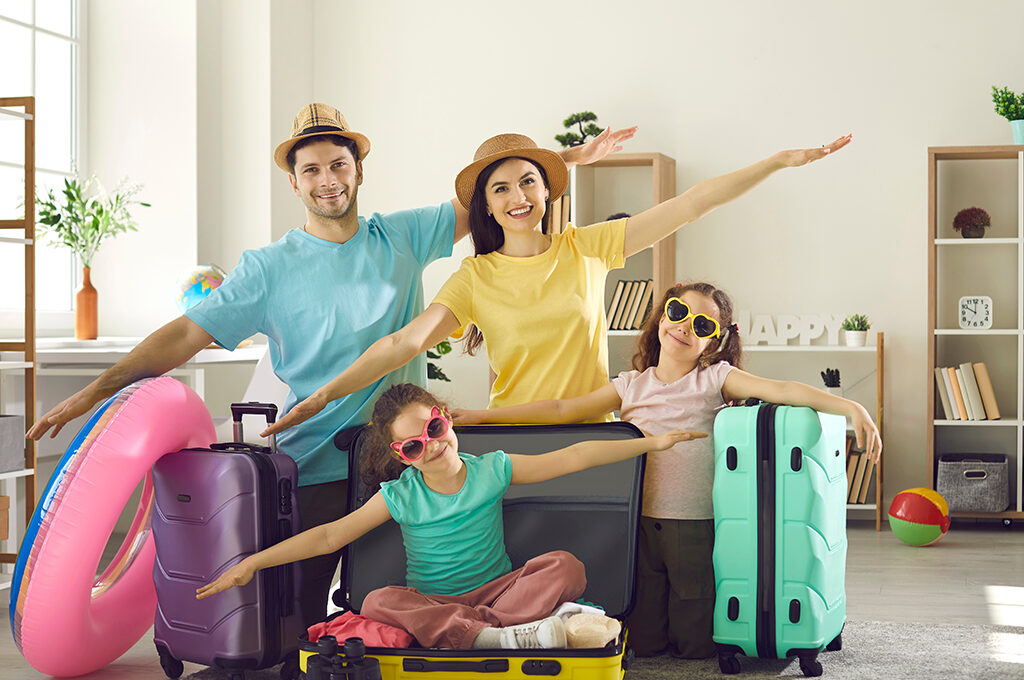 Family Packing Suitcases,Best Hotels Near Disneyland Paris- VGUK Blog