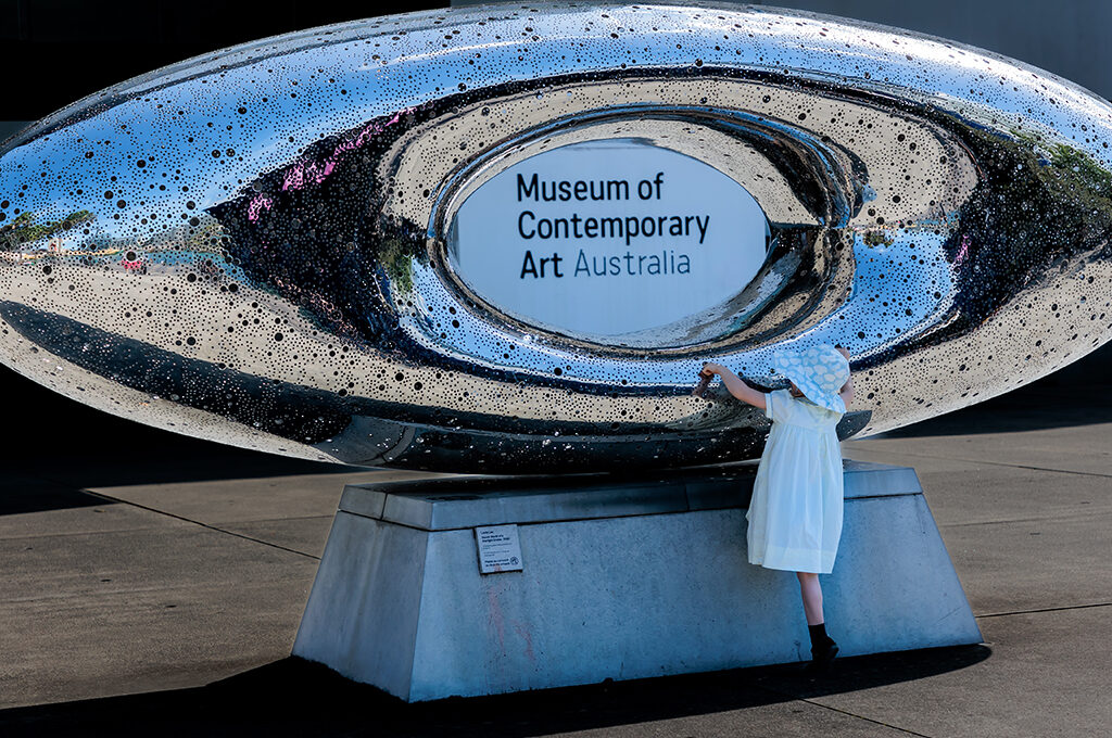 A kids Exploring Art at the Museum of Contemporary Art Australia