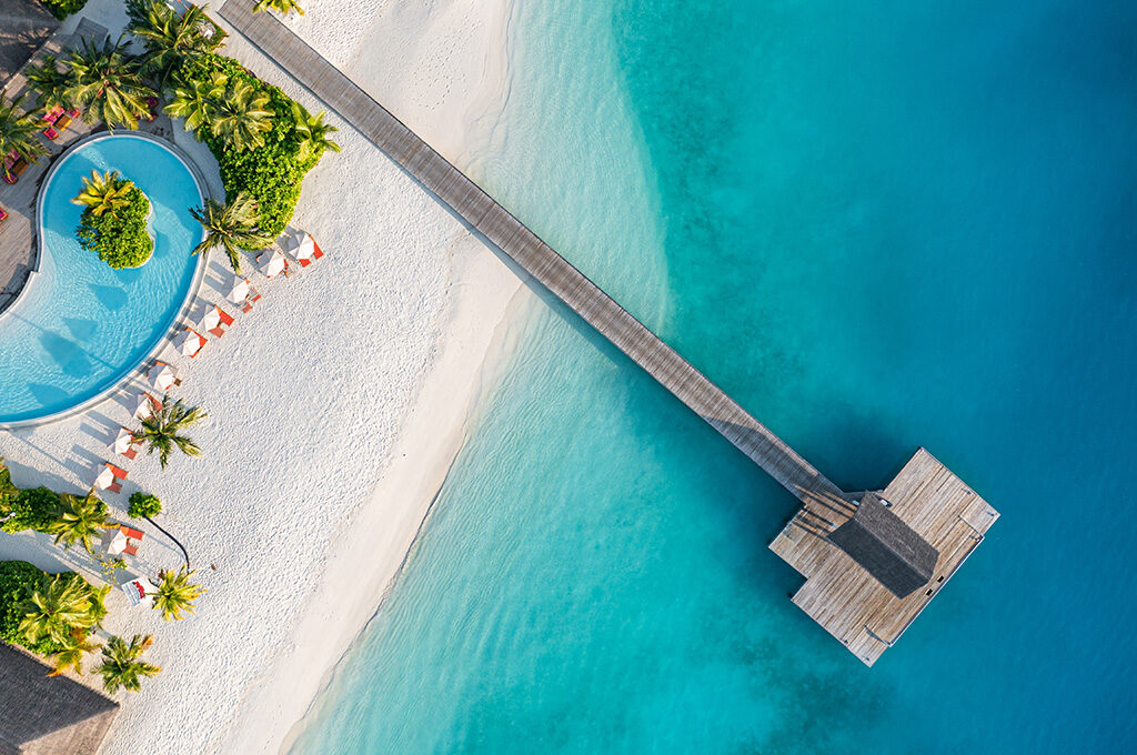 Overwater Villas at Sunrise,Best time to visit Maldives - VGUK Blog
