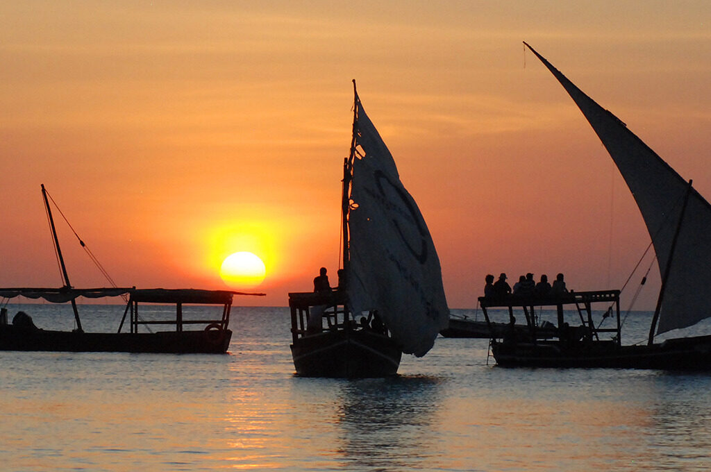 Nungwi beach Zanzibar sunset dhow boats,Best Beaches in Zanzibar - VGUK Blog